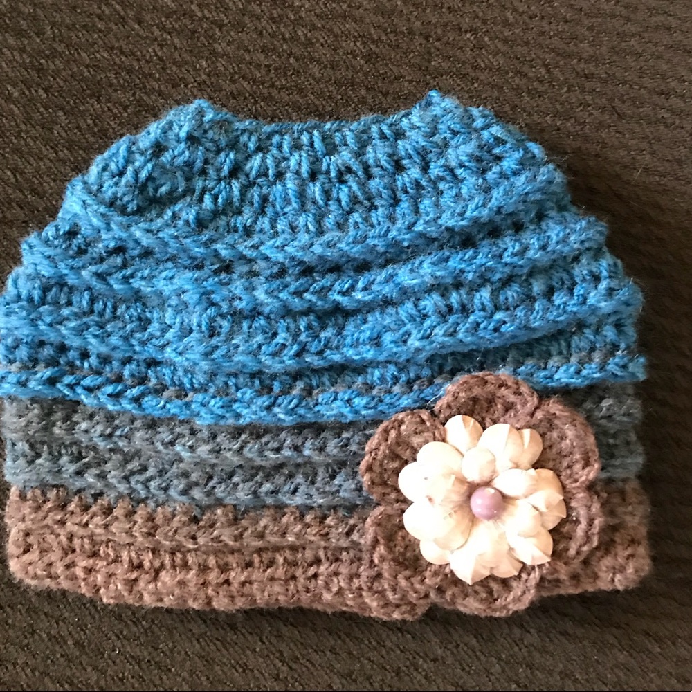 Messy Bun Beanie